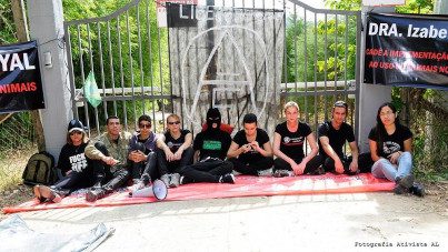 6 años desde la acción en São Roque en 2013: bloques negros y liberación animal.
