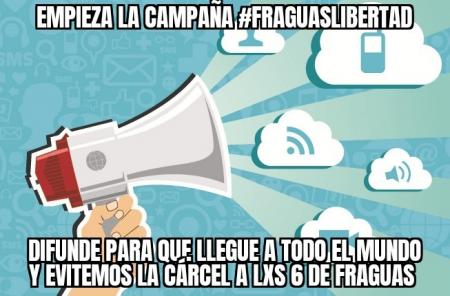 Difunde para que llegue a todo el mundo y evitemos la cárcel a lxs seis de Fraguas