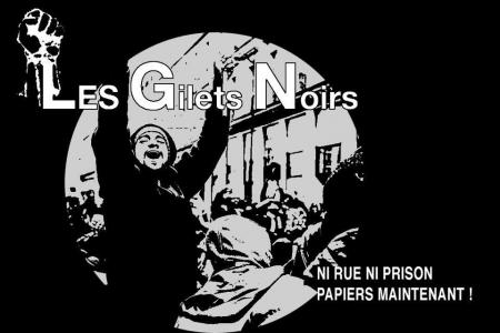 Los Chalecos Negros en lucha
