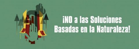 NO a las soluciones basadas en la naturaleza