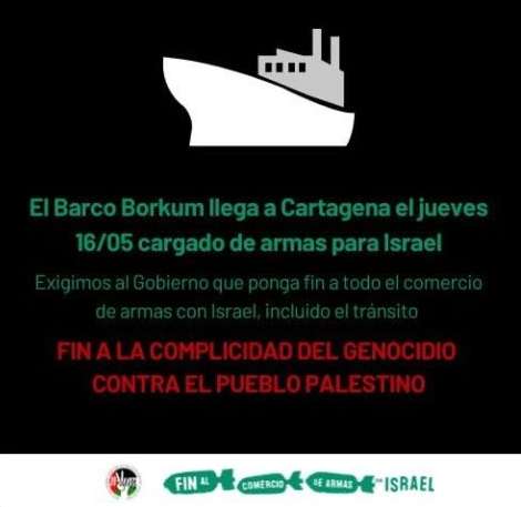 Cartagena: Barco con armamento militar rumbo a Israel