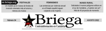 El número 34 de Briega dedicado a las resistencias al fascismo y al militarismo en Santander