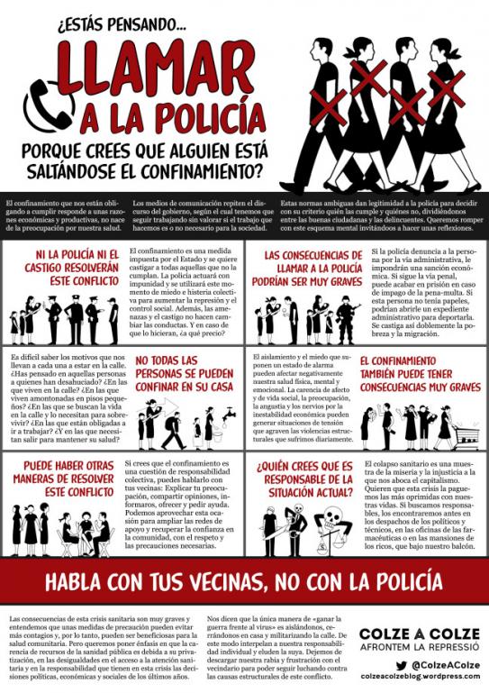 El virus de lxs policías de balcón