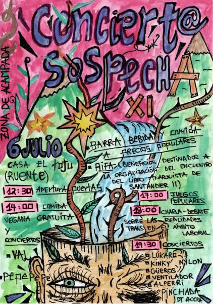 Ruente acoge este sábado la undécima edición del festival Conciert@ Sospecha