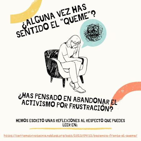Paciencia frente al «queme»