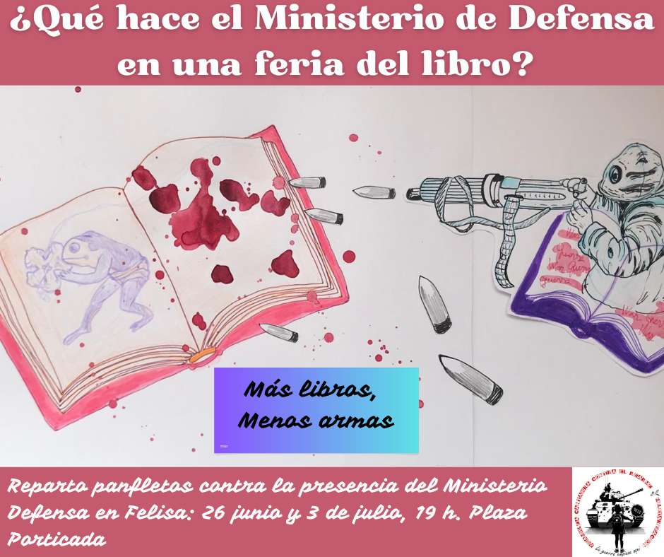 ¿Qué hace el Ministerio de Defensa en una Feria del Libro?