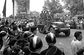 Liberación de París del nazismo en 1944. «La Nueve»