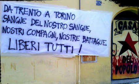 Continúa la represión en Italia. Siete detenides durante la «Operación Renata» en Trento