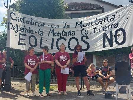 Manifiesto leído en la marcha en favor de nuestros montes durante la ruta circular por el trazado de los eólicos dentro del municipio de Penagos