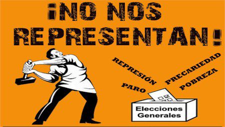 Este sistema no nos representa. Sobre la complicidad con la farsa electoral y el estado