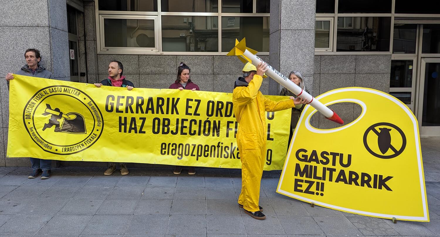 Objeción fiscal al gasto militar: desobediencia civil ante el rearme global