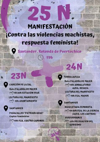 Un 25N para evidenciar las múltiples formas de violencia machista