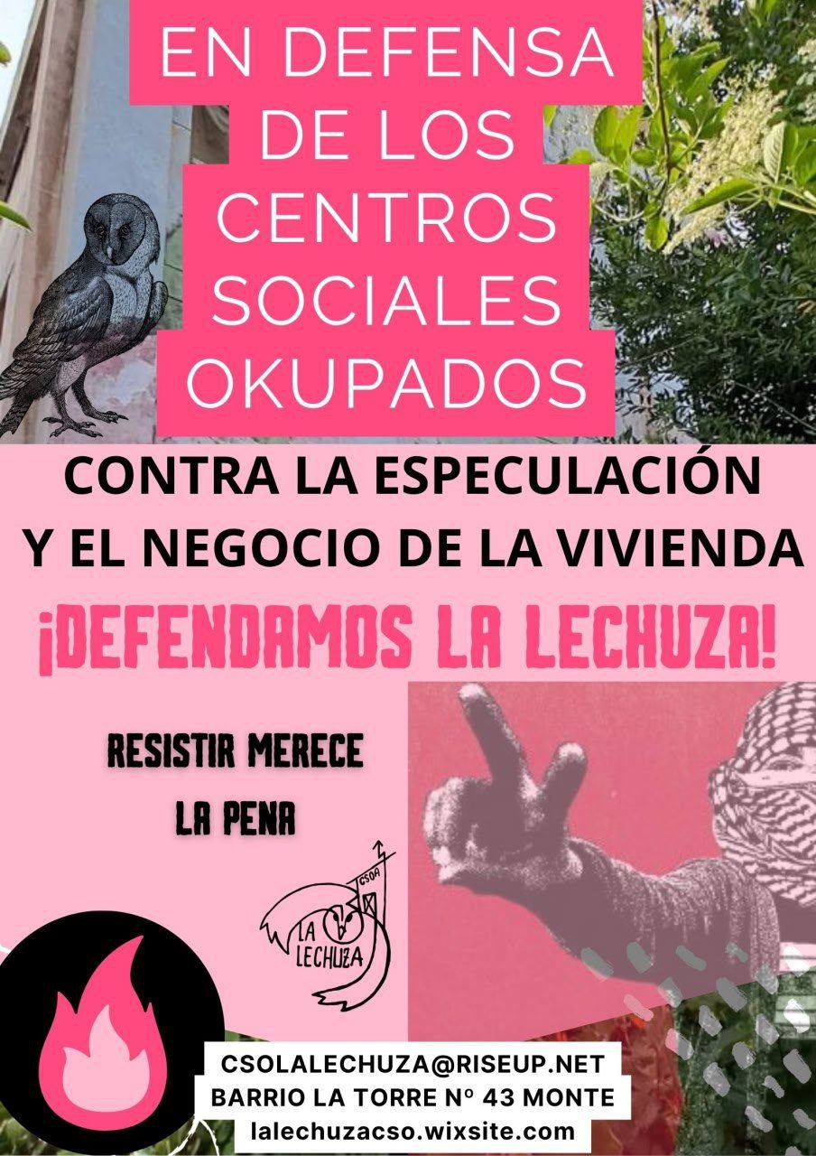 3 de junio: El CSOA La Lechuza existe y resiste