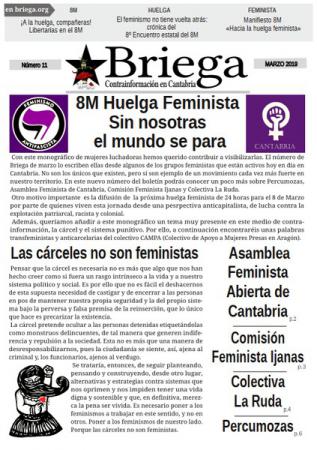 Monográfico feminista en el nº11 del boletín Briega: «Sin Nosotras se para el mundo»