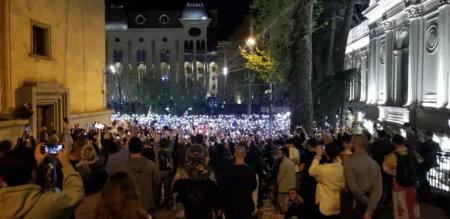 Georgia: protestas masivas contra el gobierno prorruso y la ley de “agentes extranjeros”