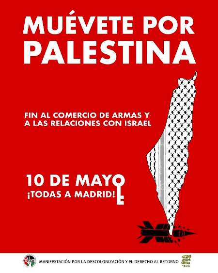 Manifiesto por el 77º aniversario de la Nakba. Muévete por Palestina: ¡Todas a Madrid!